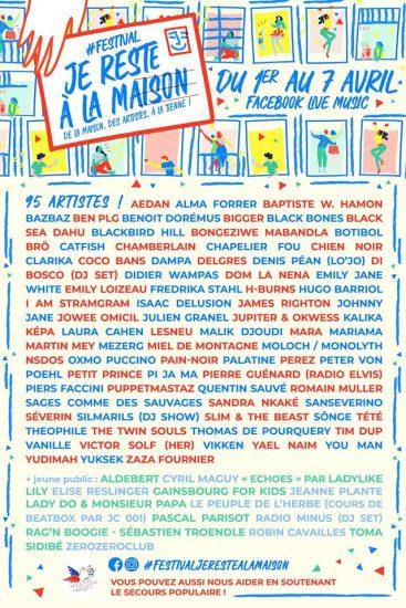 Je Reste à La Maison – Le festival du confinement