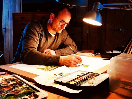 Rencontre avec le peintre et illustrateur Pierre Renollet