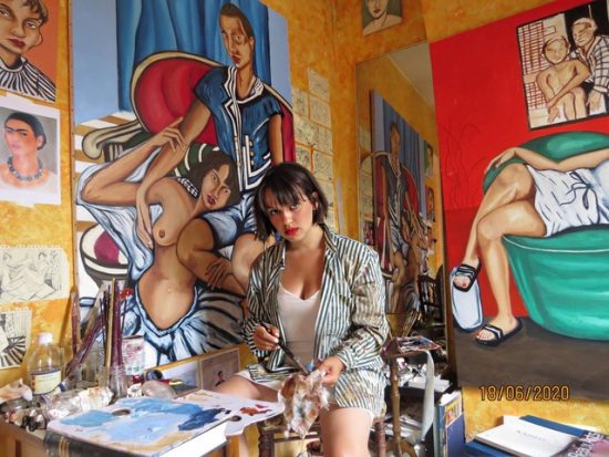 Noura Djuric : “La représentation du corps est un moyen d’expression érotique et politique”