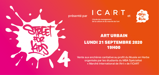 Street for Kids : 4e édition de la vente aux enchères caritative le 21 septembre