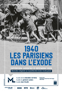 Les Parisiens dans l’exode de 1940 – L’exposition du musée de la Libération de Paris