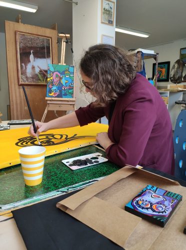 Nancy Gabel : “Les connexions sont importantes dans l’art et l’artiste seul n’est finalement pas grand chose”  