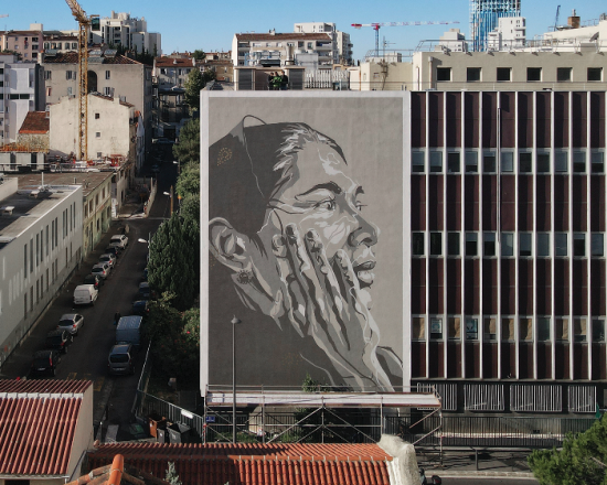 La fresque monumentale en soutien au peuple Ouïghour de Mahn Kloix
