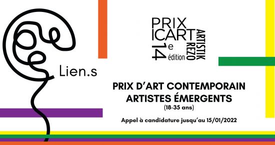Appel à candidatures pour la 14e édition du Prix ICART Artistik Rezo