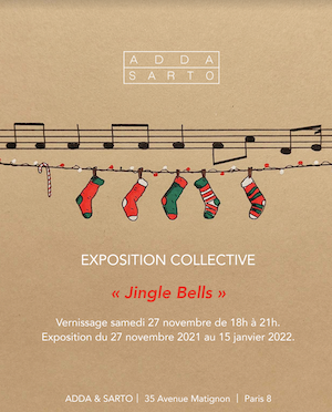 L’exposition collective “Jingle Bells” vous donne l’opportunité d’offrir de l’art, tout en soutenant la jeune création contemporaine !