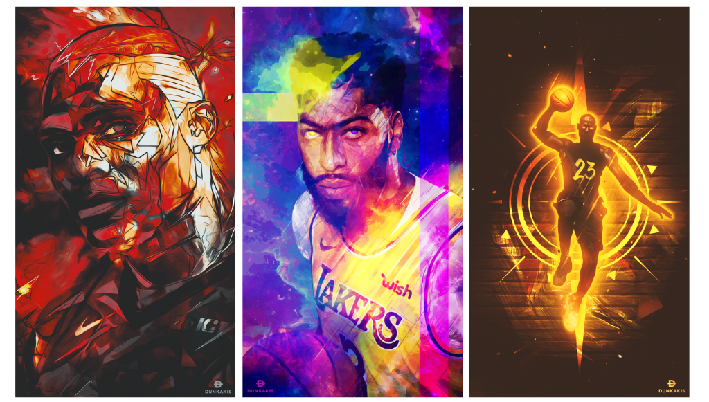 Russel West Brook Portrait - NBA Playoffs 2020 - "Galactic "Space "Cosmic Jump" - A Look At The Sky