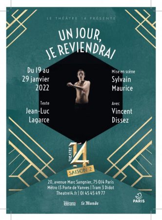 “Un jour, je reviendrai” d’après des textes autobiographiques de Jean-Luc Lagarce au Théâtre 14