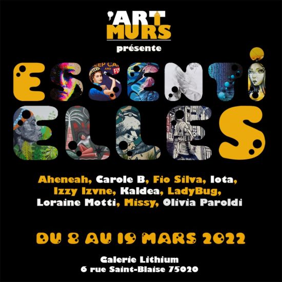 EssentiELLES, l’art urbain au féminin #2 – La nouvelle expo collective proposée par Art’Murs