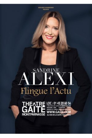 Sandrine Alexi flingue l’actu au théâtre de la Gaîté Montparnasse
