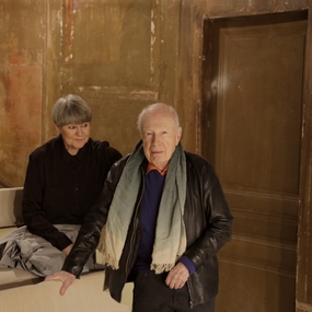 Marie-Hélène Estienne et Peter Brook © Pascal Victor