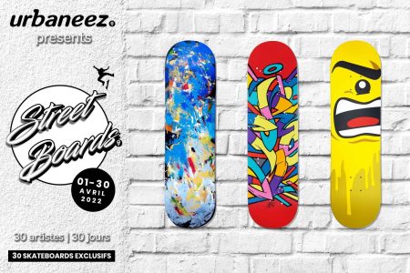 Urbaneez lance “Street Boards” sa première collection entièrement dédiée au skate art
