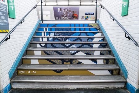 L’artiste Ërell sur les lignes du métro parisien