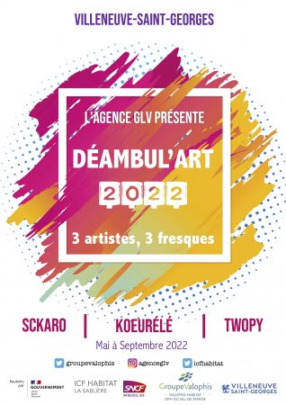 L’artiste Sckaro ouvre l’édition 2022 de Déambul’Art à Villeneuve-Saint-Georges
