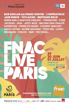 Keren Ann, Terrenoire, P.R2B rejoignent la programmation du festival Fnac Live Paris 2022