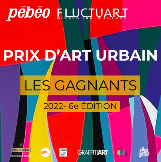 Les gagnants du Prix d’art urbain Pébéo-Fluctuart 2022
