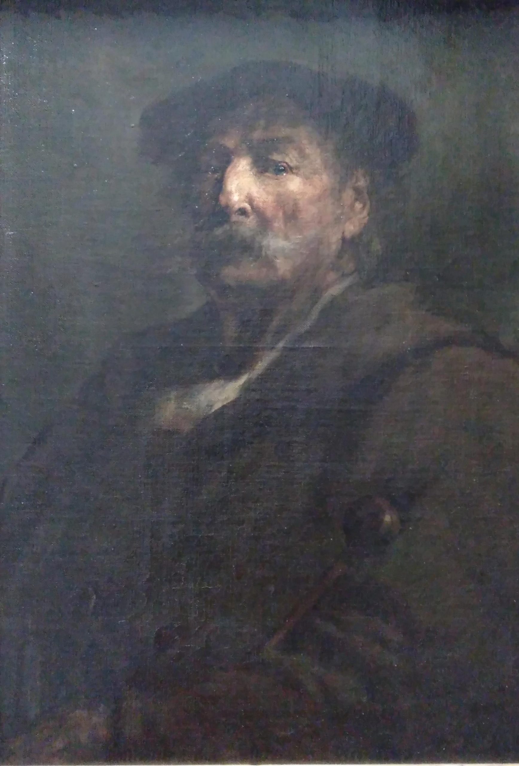 "Autoportrait" - Théodule Ribot, Musée d'Art et d'Histoire, Colombes © Fatma Alilate