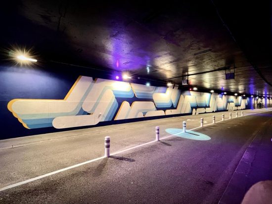 L’art urbain en bord de Seine, 10 artistes investissent le Tunnel des Tuileries