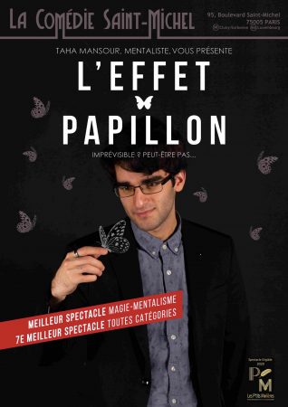 En août, “L’Effet Papillon” du mentaliste Taha Mansour s’installe à la Comédie Saint-Michel