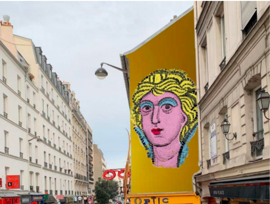 La nouvelle fresque du M.U.R. Bastille confiée à l’artiste italien Refreshink
