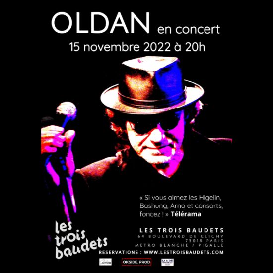 Oldan en concert aux Trois Baudets