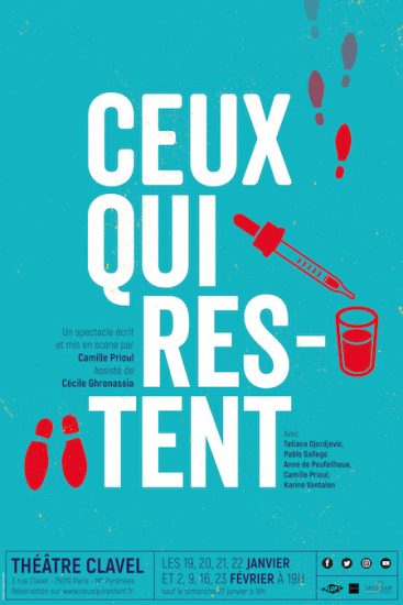 Découvrez le spectacle lumineux “Ceux qui restent” de Camille Prioul au Théâtre Clavel