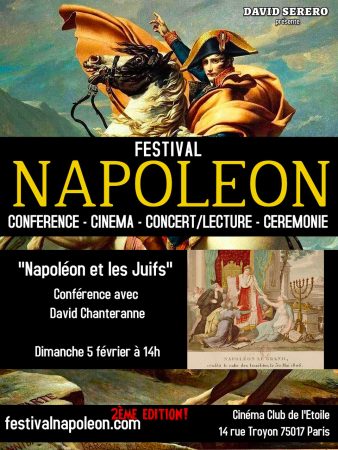 Envie d’histoire ? Assistez à la conférence Napoléon et les Juifs le 5 février, au Cinéma Club de l’Etoile