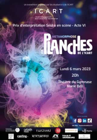 Assistez à la VIe édition des Planches de l’ICART le lundi 6 mars au Théâtre du Gymnase Marie Bell