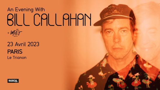 Bill Callahan, chanteur américain pop- country alternative sur la scène du Trianon le dimanche 23 avril