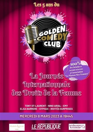 Le Golden Comedy All Star au théâtre Le République : gros fous rires en perspective !