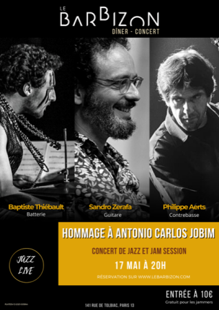 Le Barbizon rend hommage à Antonio Carlos Jobim le 17 mai prochain