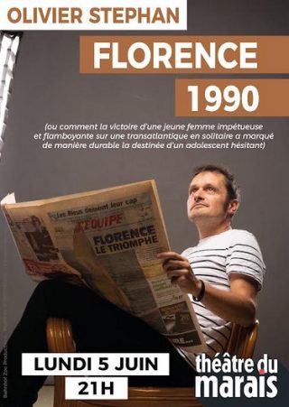 Olivier Stephan dans “Florence 1990” : une pièce émouvante et pleine d’humour au Théâtre du Marais