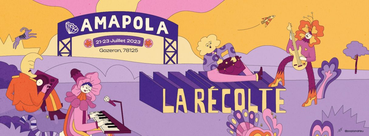 Du 21 au 23 juillet, remplissez vos yeux de pâquerettes lors du festival Amapola, dans les Bois de Charmes