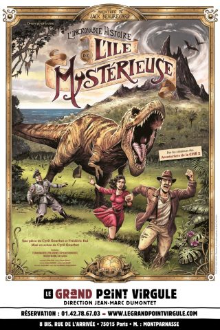 Invitation au voyage et à l’aventure avec “L’incroyable histoire de l’île Mystérieuse” au Grand-Point Virgule