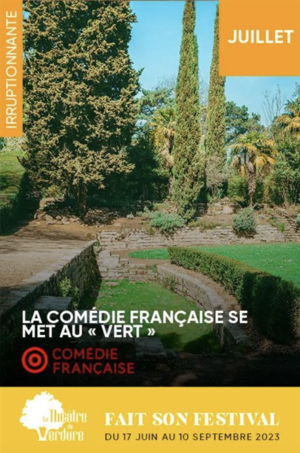 Les lectures de la Comédie Française dans les jardins du Théâtre de Verdure