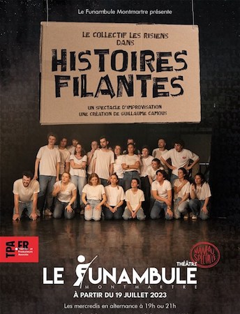 (Re)découvrez l’improvisation avec “Histoires Filantes” par le collectif les Risiens tous les mercredis au Funambule