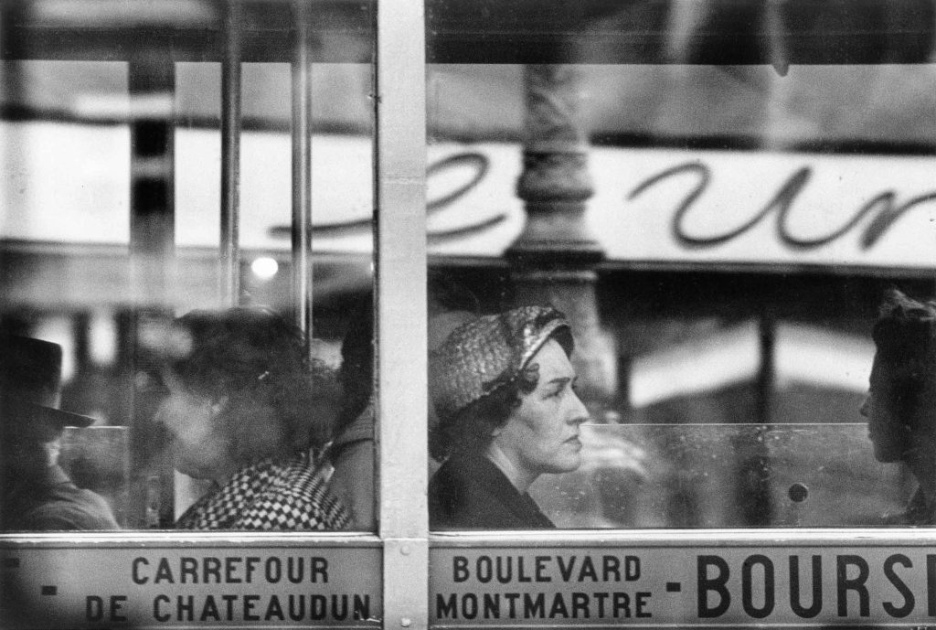 Paris au téléobjectif-bus-Paris,1956 © Studio Frank Horvat, Boulogne-Billancourt