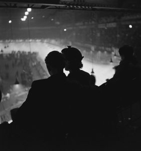 Dans les tribunes des 6 Jour du Vel d'Hiv, 1935