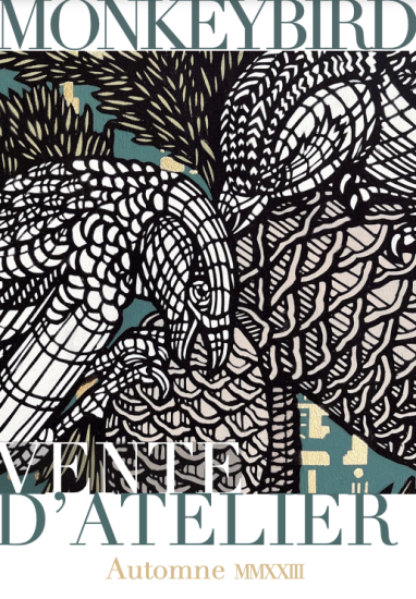 Ne manquez pas la vente d’œuvres en direct de l’atelier des MonkeyBird