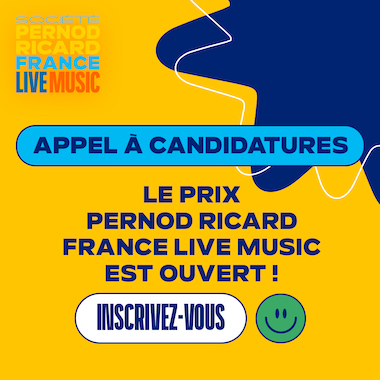 Le Prix Pernod Ricard France Live Music 2024 : l’appel à candidatures est ouvert !