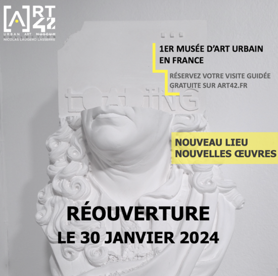 ART42 rouvre : découvrez un nouveau lieu et de nouvelles œuvres !