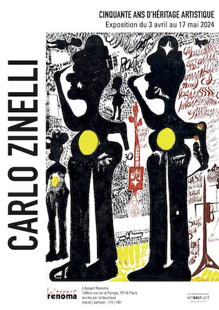 “Carlo Zinelli, cinquante ans d’héritage artistique” : l’art brut à l’honneur de la nouvelle exposition de l’Appart Renoma