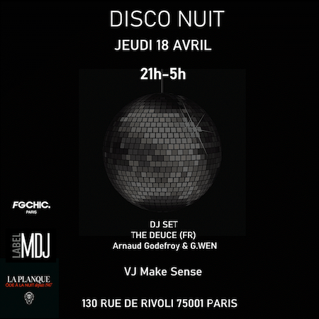 Disco Nuit : la soirée à ne pas manquer à La Planque