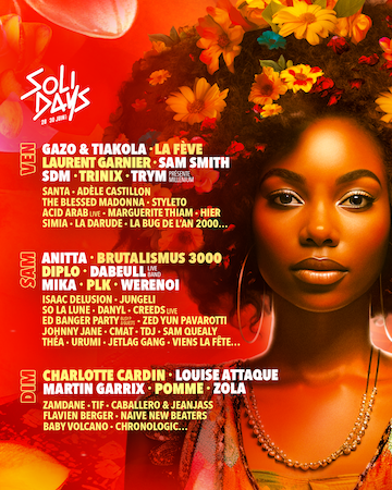 Le festival Solidays revient pour sa 26e édition avec des têtes d’affiche exceptionnelles du 28 au 30 juin !
