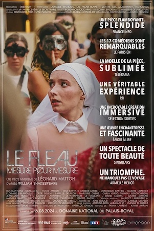 “Le Fléau, Mesure pour Mesure” : une création immersive de Léonard Matton, d’après William Shakespeare, au Domaine national du Palais-Royal