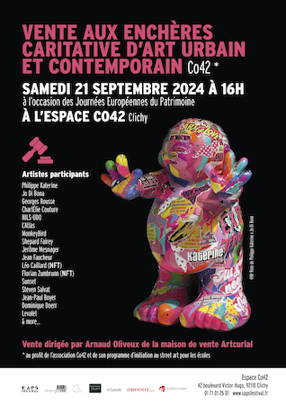 En clôture du C.A.P.S Festival, une vente aux enchères est organisée au profit de l’Association Co42