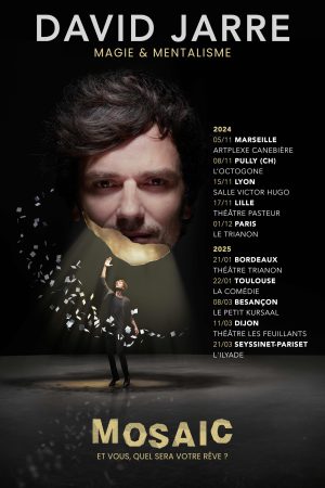 Découvrez le premier one-man show de David Jarre au Trianon le 1er décembre