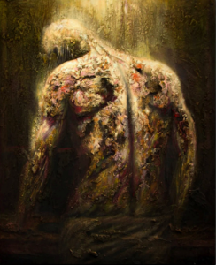 Facing it 1 Huile et acrylique sur toile 100 x 80 cm