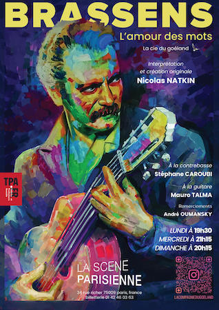 Brassens-scene parisienne-affiche