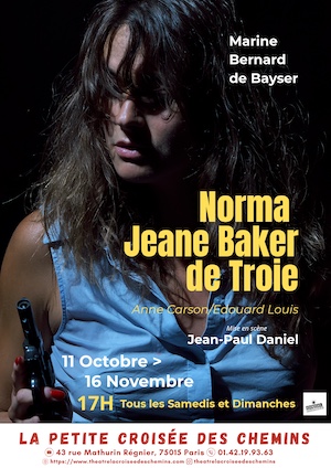 “Norma Jeane Baker de Troie”, un seule en scène à découvrir au Théâtre La Croisée des Chemins