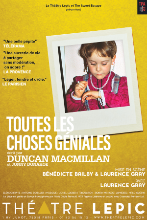 “Toutes les choses géniales” : la pépite Festival OFF Avignon 2025 au Théâtre Lepic